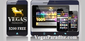 Vegas Paradise Casino $/£/€ 200 Bonus t&c