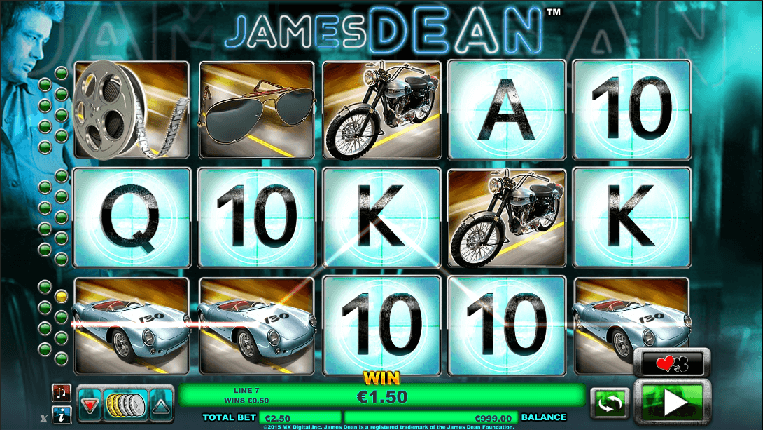 james dean slot screenshot