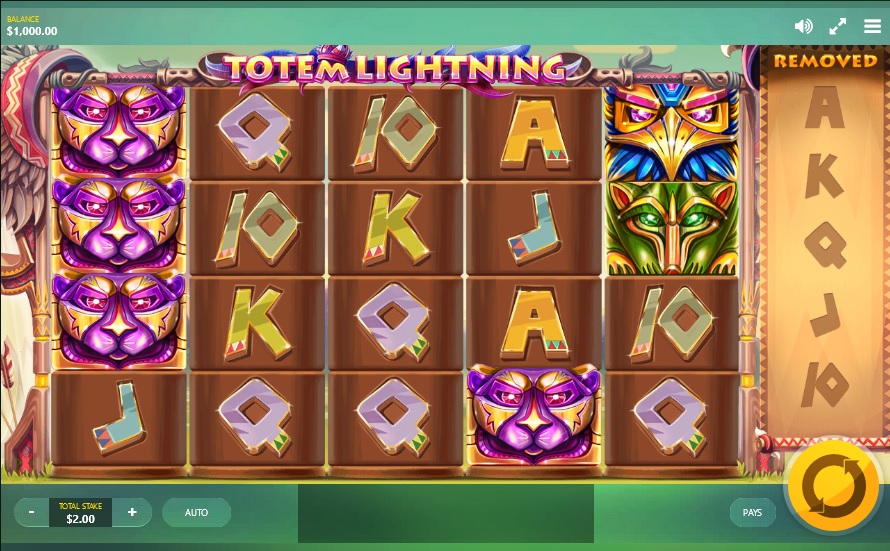 totem-lightning slot screenshot big