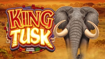 king tusk slot logo